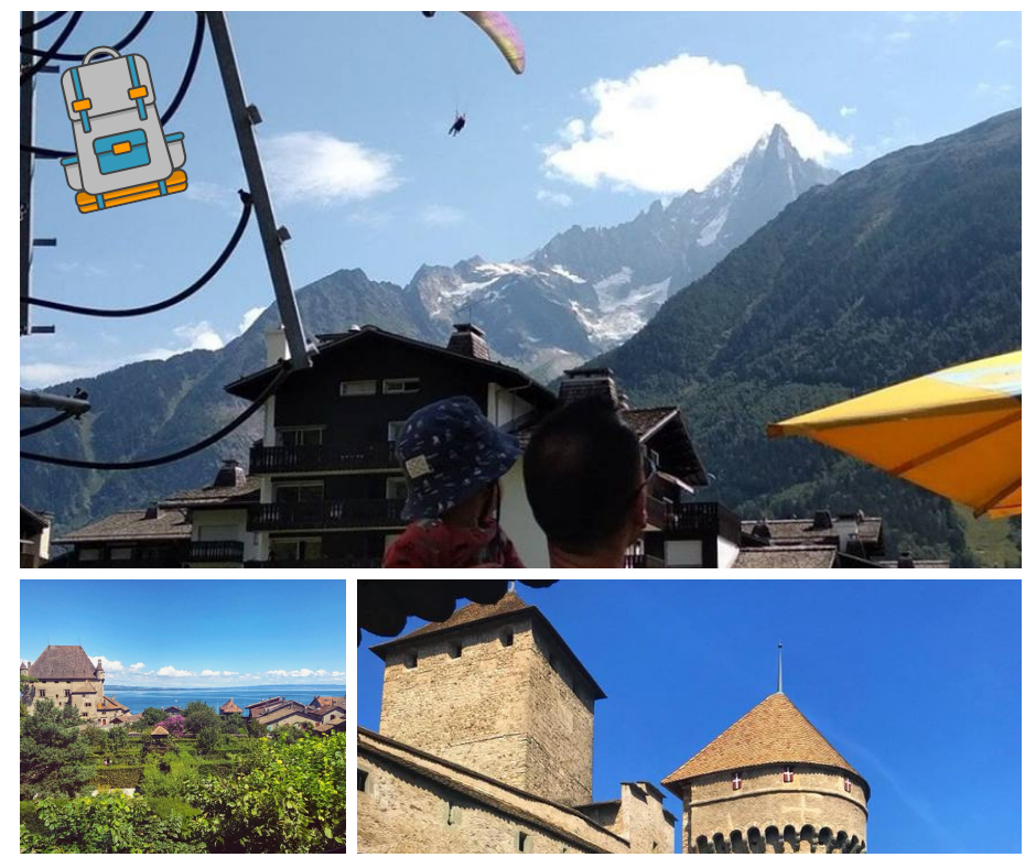 ¡De excursión desde Ginebra con Bebé! Parapente en Chamonix, Yvoire y Chillon