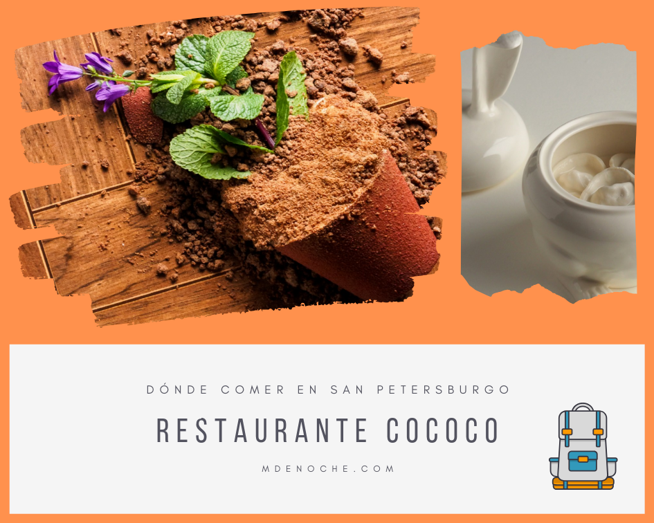 Dónde comer en san petersburgo: imágenes de los platos del restaurante cococo